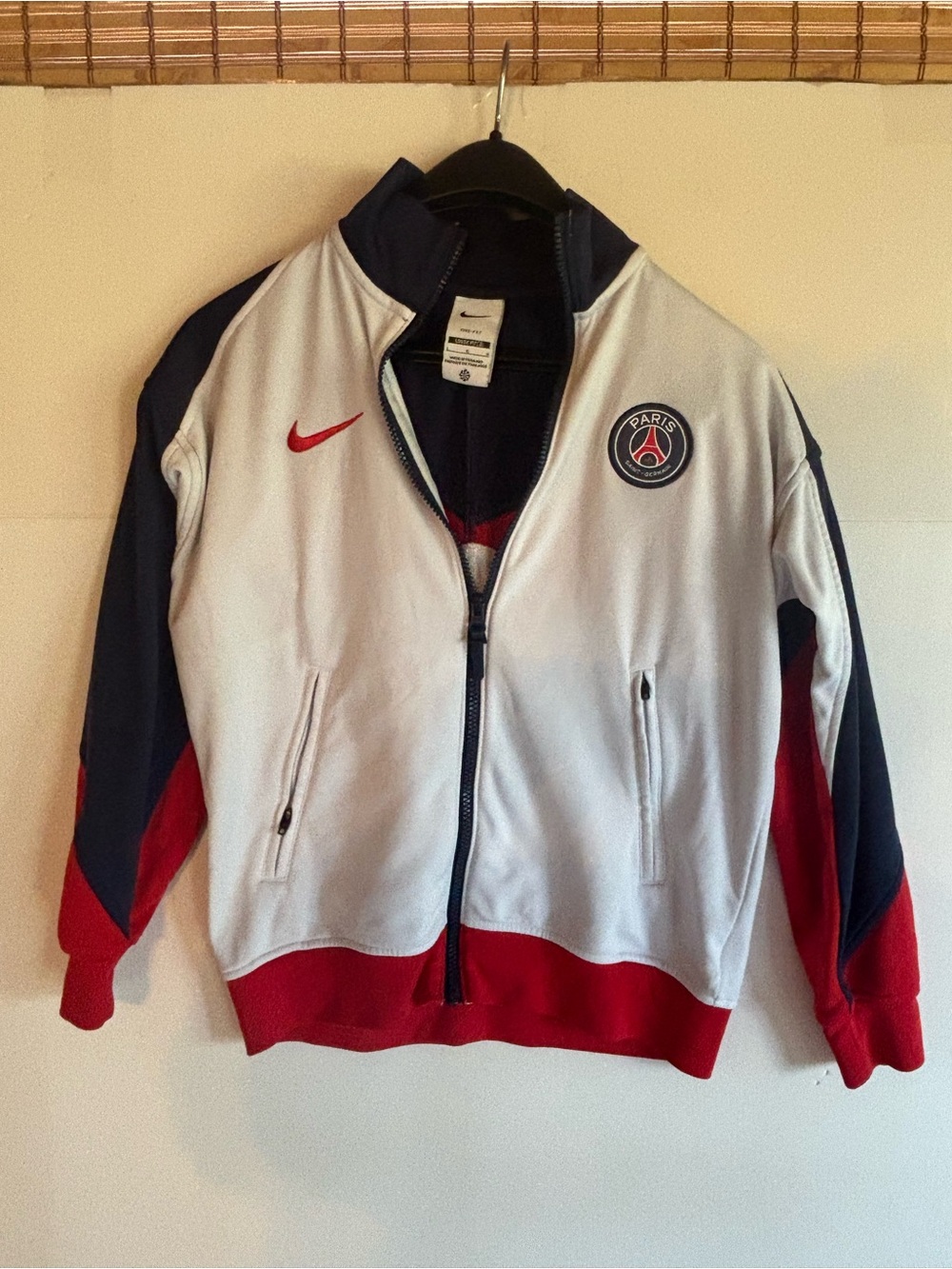 Nike Paris Saint-Germain PSG Dri-FIT Full Zip Soccer Jacket, Youth L